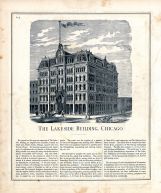 The Lakeside Building, Chicago, Illinois State Atlas 1876